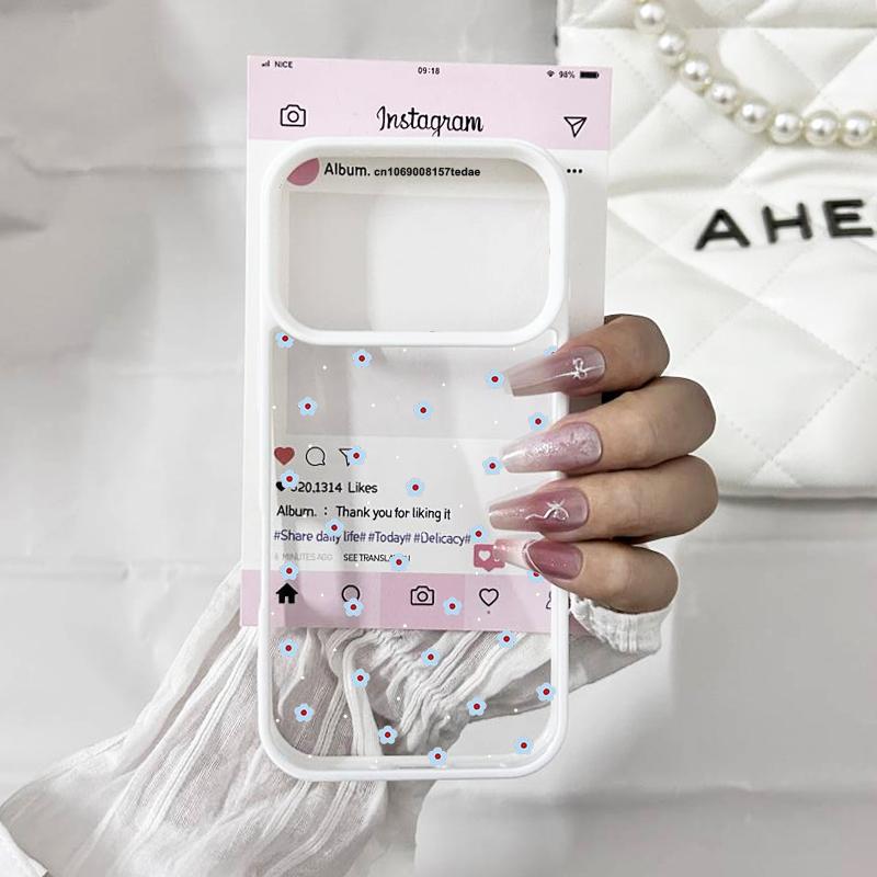 Phone Cases for IPhone 17 Air 16 15 14 13 12 11 Pro Max XS Max XR 16 Plus Simple Nice Small Flower Hard PC Cover Coque