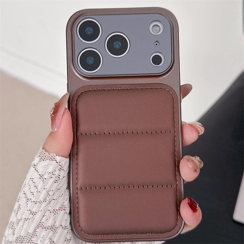 17-in-1 Down Jacket Phone Case for iPhone 14, 15, 16 Pro Max – Ideal for Global Use