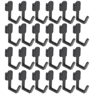 24 Pcs Pegboard Tool Holders Hook Craft Room Organizers and Storage Coat Hanger Hooks for Pegboards