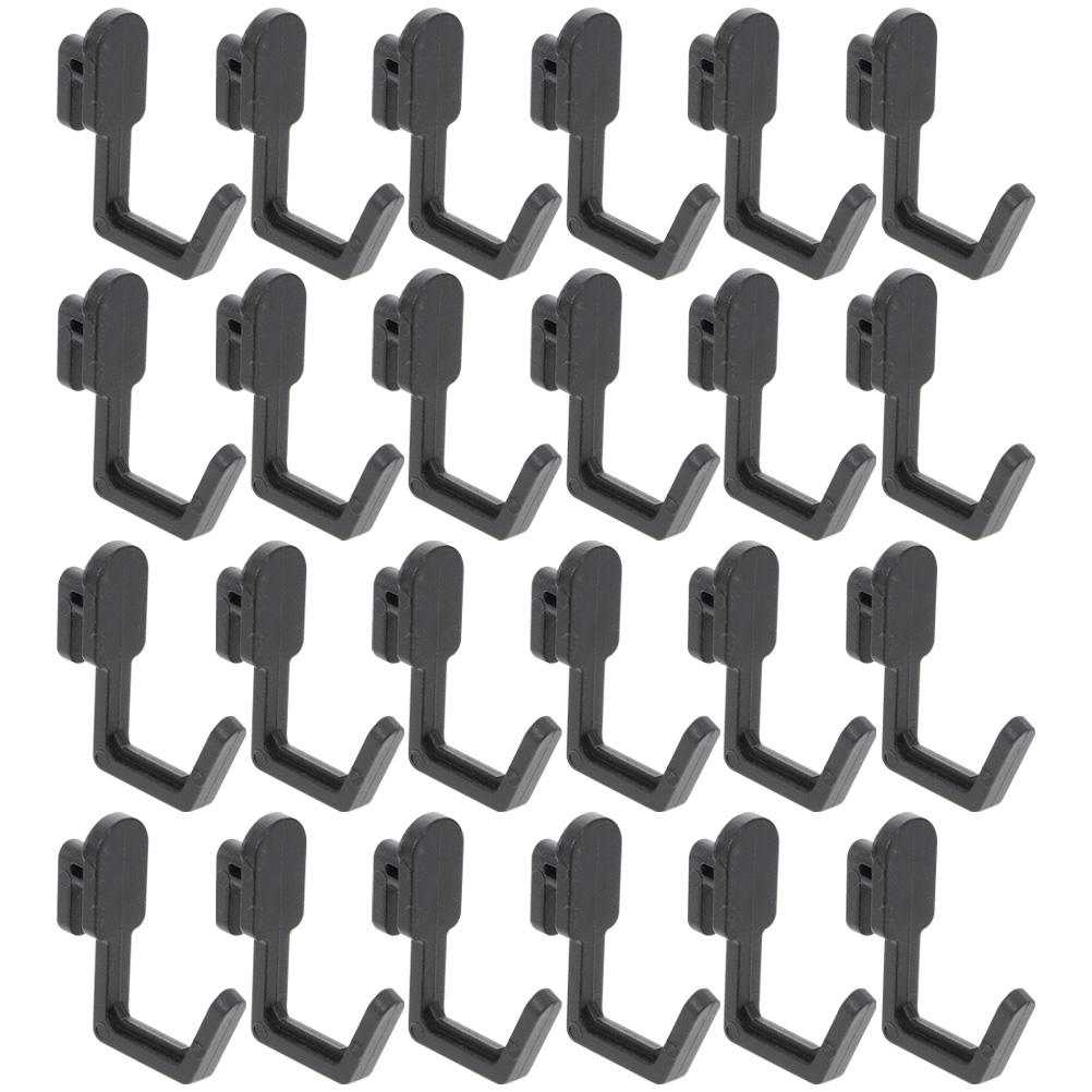 24 Pcs Pegboard Tool Holders Hook Craft Room Organizers and Storage Coat Hanger Hooks for Pegboards