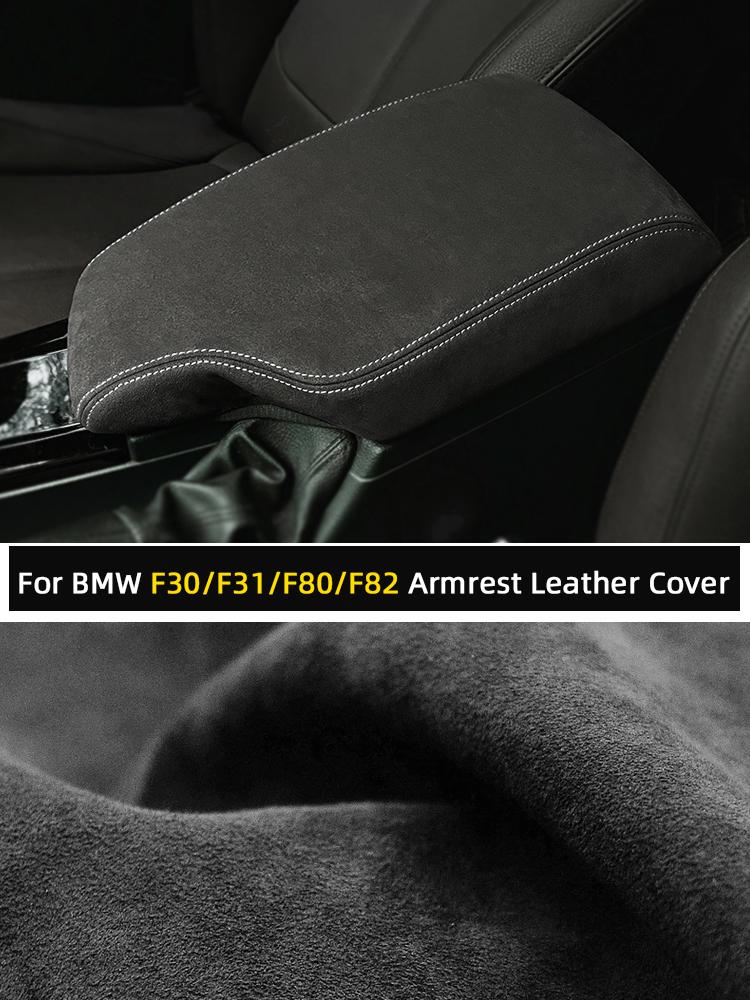 For BMW F30 F31 Accessories 3 4 Series F34 F35 F32 F36 F80 F82 F83 2013-2019 Center Armrest Console Box Leather Cover Trim
