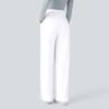 Fashion Women's Casual Solid Color Pocket Loose Slim Straight Suit Pants