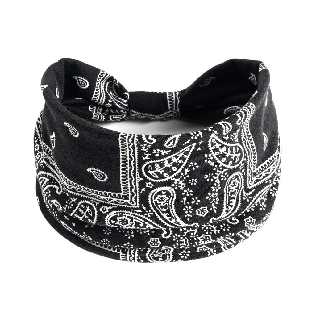1pcs Unisex Headband Bohemian Wide Cotton Stretch Headbands Women Headwrap Turban Yoga Headband Sports Workout Hair Accessories