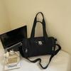 Waterproof Travel Bag Women's Shoulder Bag Solid Color Large Capacity Crossbody Bag