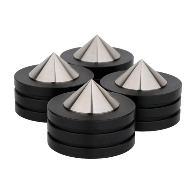 Solid Metal Shockproof Spike Pads Isolation Stand Feet Amplifier Speaker Nails Spike Pads Small S Easy To Use
