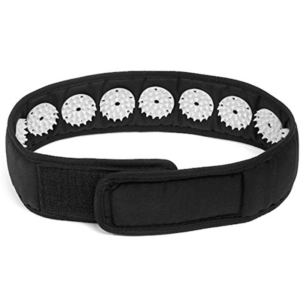 Acupressure Wrap Headband For Neck Head Massage Muscle Stress Relaxation Acupuncture Massage Belt чёрный