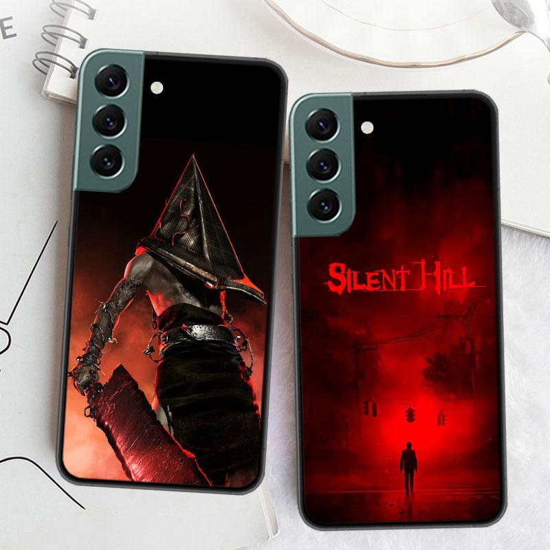 Games S-Silent Hill Phone Case For Samsung Galaxy S22 S25 Ultra S21 S10 Plus S26 Edge S20 S23 S24 FE Cover Silicone Soft TPU