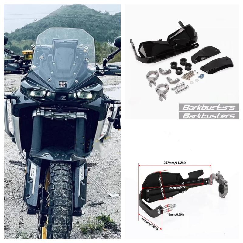 modification anti fall handguard motorcycle travel handlebar windshield and bow protection accessories FOR KOVE 800X 500X 525X