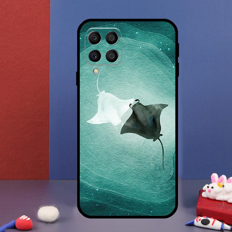 Animal Manta Ray For Samsung Galaxy M15 M55 M33 M13 M23 M53 M31 M51 M14 M34 M54 M20 M30s M52 M32 Phone Case