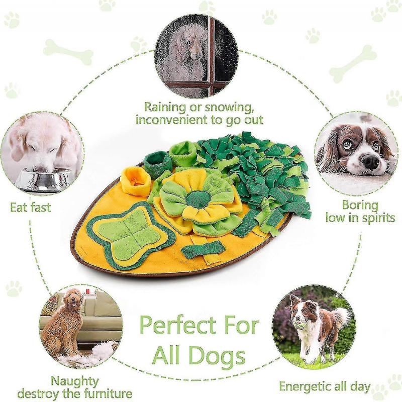 Sniff Mat 70*40cm Dog Ducators For Puzzle Digging Mat Slow Food Smart Toy Sniffing Mat For Dog Stress Release