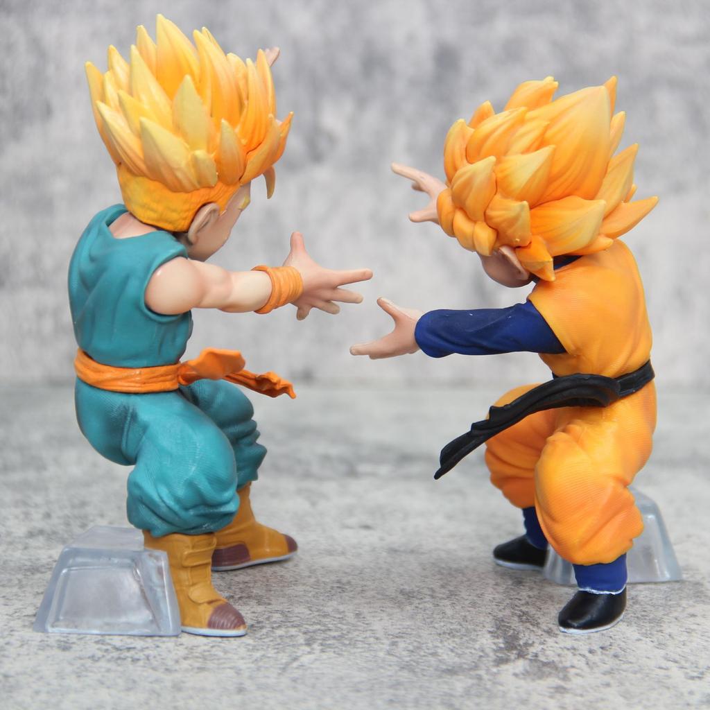 15cm Dragon Ball Figure Son Gohan Trunks Action Figures Anime Collection Pvc Statue Model Ornaments Collection Doll Toys Gifts