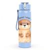 1PC Flower Baby Otter 750ml Color Plastic Sports Water Bottle Leakproof Flip Straw Lid Suitable for Sports Office Home Use