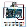 10 Cores 18650 Battery Storage Box for Ryobi 18V P108 Li-ion Battery Plastic Case Charging Protection Circuit Board PCBA P103