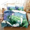 3D Print Anime Wakasagihime (Touhou) Bedding Set Single Twin Full Queen King Size Bed Set Aldult Kid Bedroom Duvet Cover Sets029