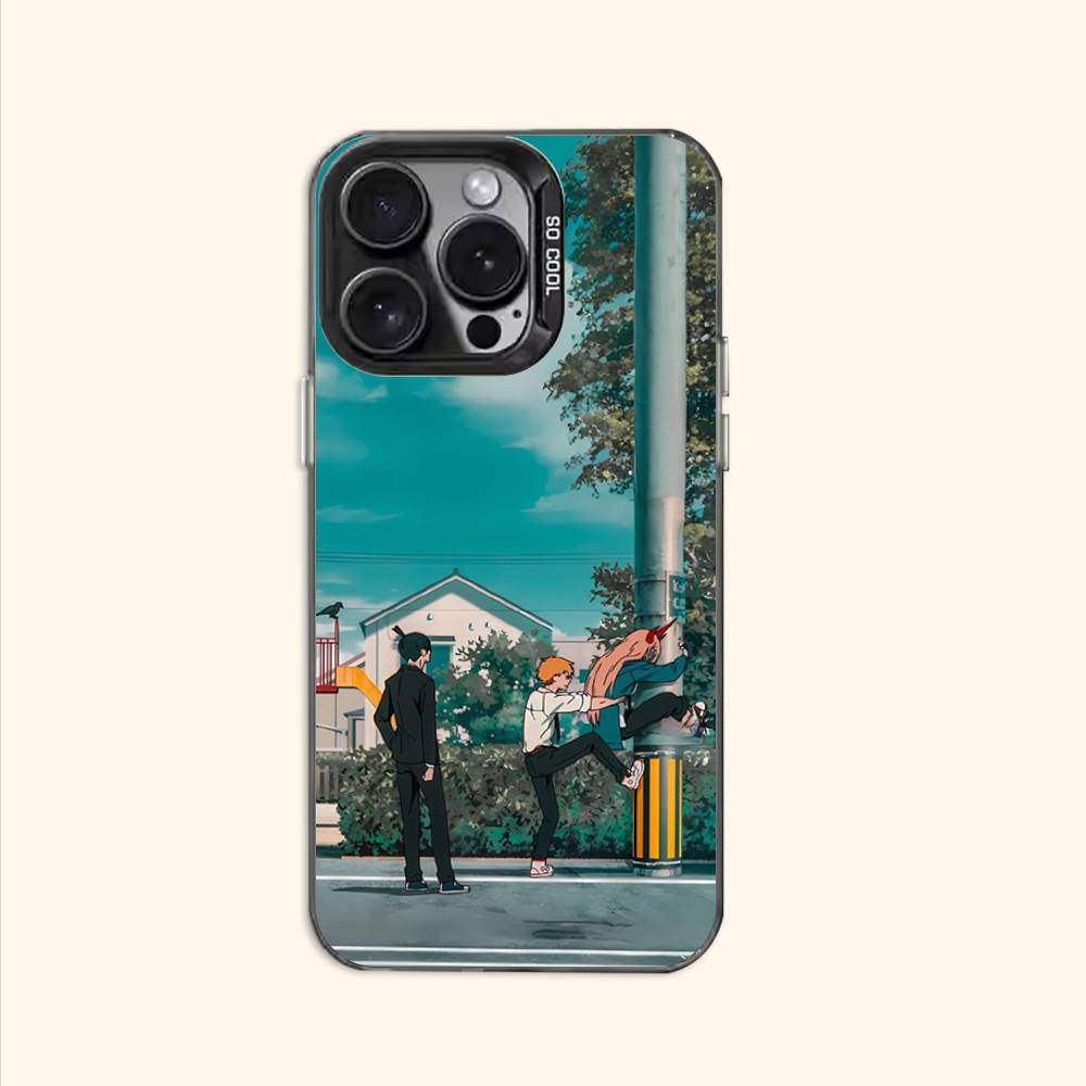 Anime D-Denji Case for iPhone 11 12 13 14 15 16 17 Pro Max XS X XR Cover