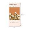 Floral Print Decorative Self-Adhesive Stickers: 50 Sheets/Pack for Gift Packaging and Bag Sealing