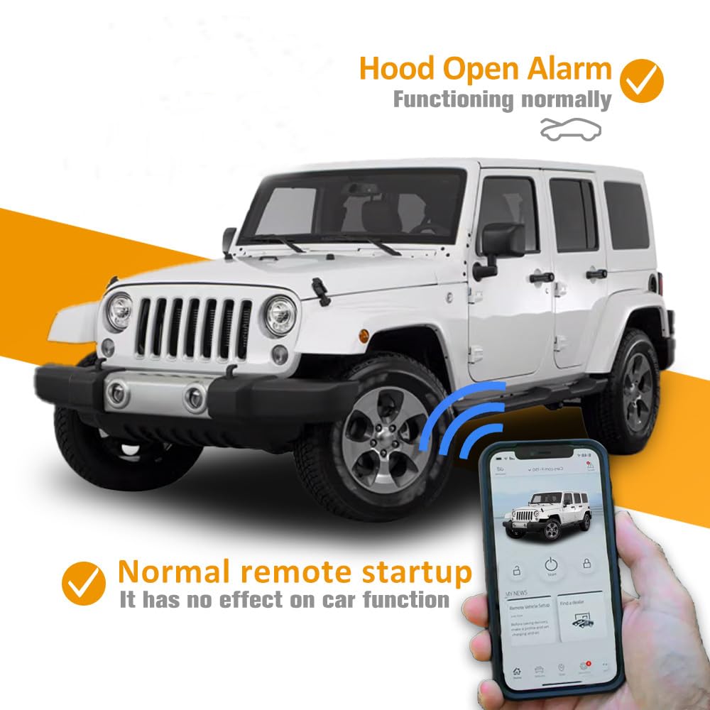 Auto Start Stop Eliminator For 2018-2024 J-Eep Wrangler JL & -2024 Gladiator JT Auto Stop Eliminator Engine Auto Stop/Start Disable/Canceller-Plug