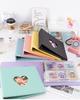 Heart Cutout Binder 5 Pocket 6 Pocket Card Album, Large 50 Pages Kpop Idol Photocard Holder, Soft PU Card Collect Book for Fans