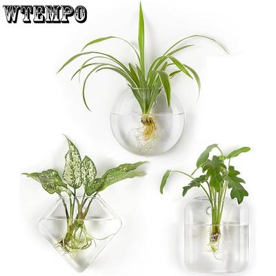 3pcs Wall Planter Propagation Stations Hanging Glass Terrariums Vase Container for Propagating Hydroponic Plants Flowers Garden Decor