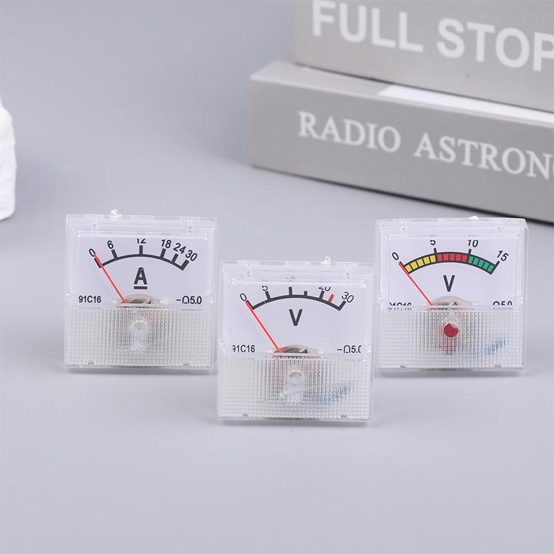 Ac 150-300V Cc 10-250V Cc 5-75A Amperometro Mini Tester Voltmetro Amperometro Pannello Analogico