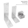 L-Shaped 90-Degree Stainless Steel Angle Bracket for Furniture