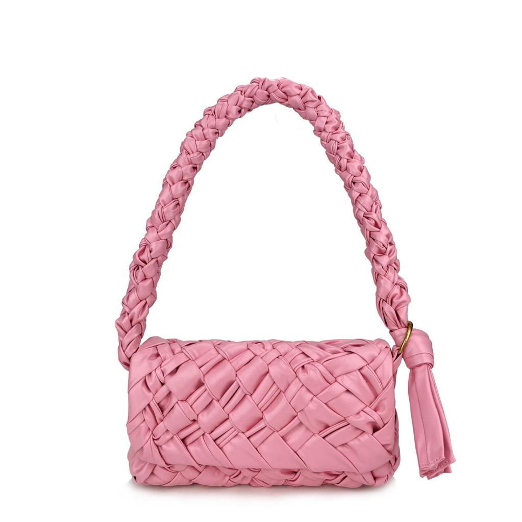 2024 French Waxed Leather Tassel Crossbody Bag - Autumn/Winter Collection