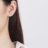 Minimalist Christmas Antler Stud Earrings For Women Small Delicate Fresh Temperament Versatile Cold Jewelry