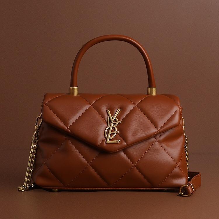 Luxusní crossbody kabelka se vzorem diamantu - Dámská letní móda 2025 Všestranná řetízková taška přes rameno