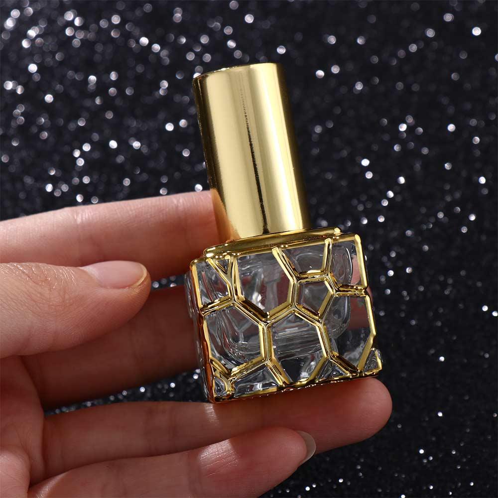 Essential Oil Electroplating Perfume Bottle Mini Spray Bottles Perfume Atomizer Sample Vial