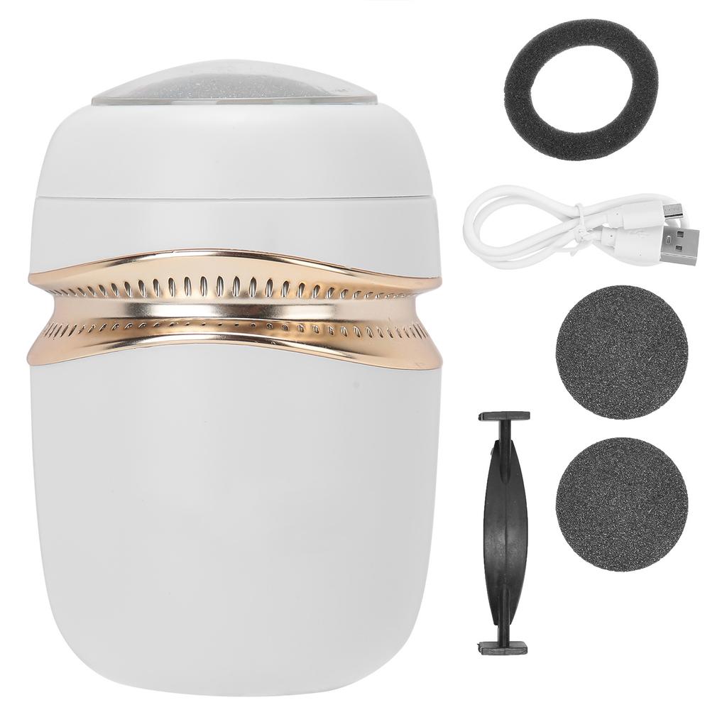 Lixadeira Elétrica para Pés Recarregável Portátil 3 Cabeças de Lixamento Tipo Aspirador NV8615B