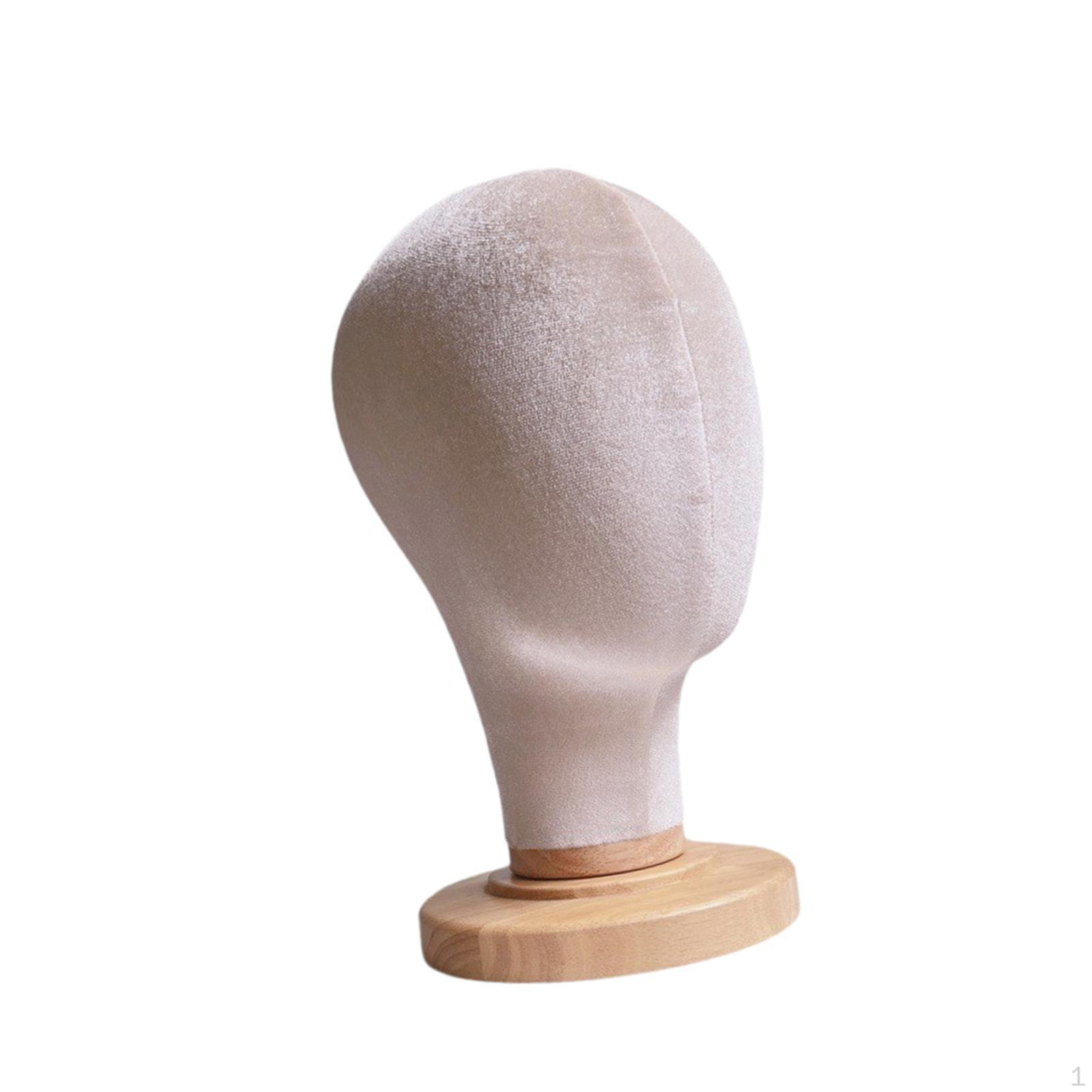 

Прочная голова манекена подставка для париков шляп для торгового центра, дома и салона. бежевый