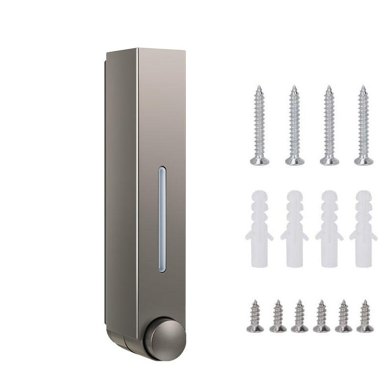 Dispensador de Jabón de 420 ml Montado en la Pared Manual Dispensador de Jabón para Ducha Gel de Ducha Pared Dispensador de Detergente para Baño Hotel Dropship