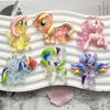 Anime Luminous My Little Pony Resin Accessories DIY Cream Glue Phone Case & Fridge Sticker Pack