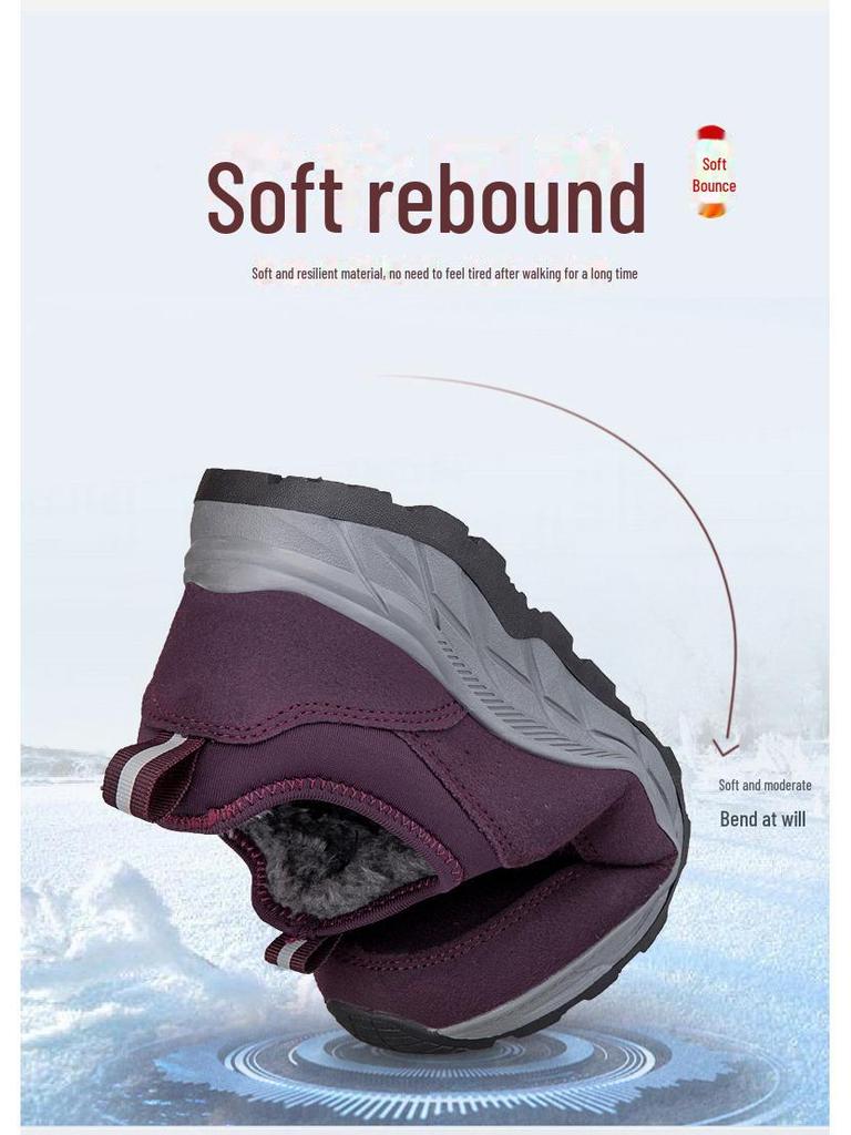 Waterproof Slip-On Men's Walking Shoes for Middle-Aged and Elderly - Non-Slip, Soft-Soled, Lightweight, Casual Sports Shoes