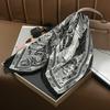 New Print 70cm Silk Satin Headkerchief Women Luxury Design Neck Tie Scarf Female Hair Hand Wrist Foulard Shawl Hijab Bandana
