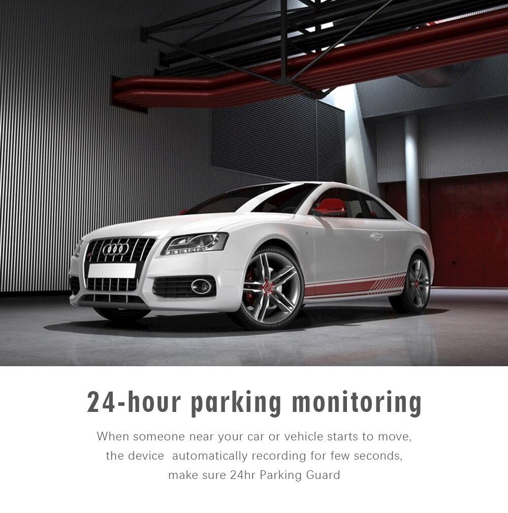 1.5 Inch Screen Dual Lens Dash Cam 1080P Interior Exterior Car Recorder 24H Parking Monitor Black Box Video Recorder 1 Year