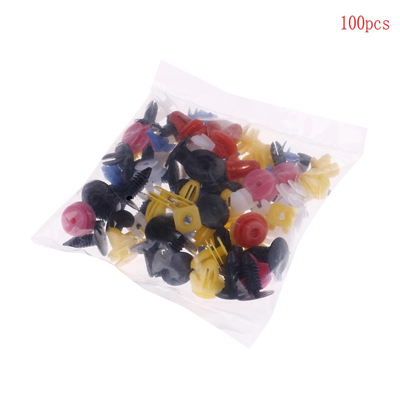 

500 шт. смешанный автомобильный крепежный зажим, накладка на бампер, крыло, пластиковая заклепка, дверная панель