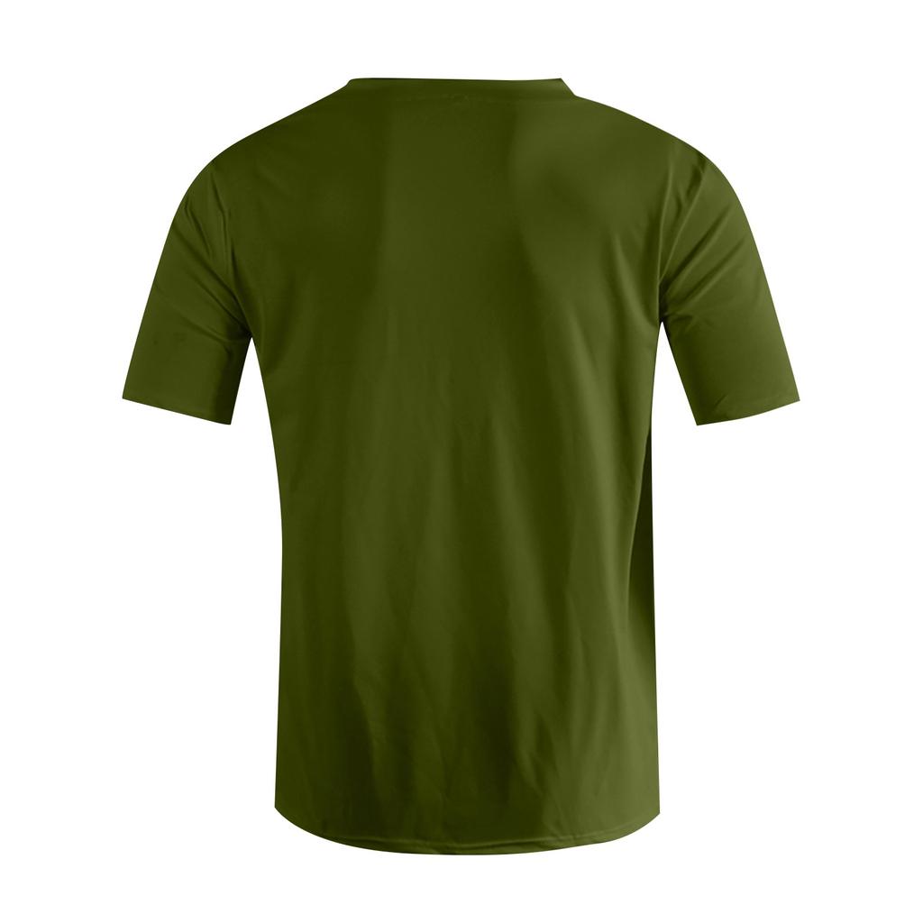 Men's Slim Fit V-Neck Short Sleeve T-Shirt Soft Cotton Casual Tee for Everyday Comfort and Style Red