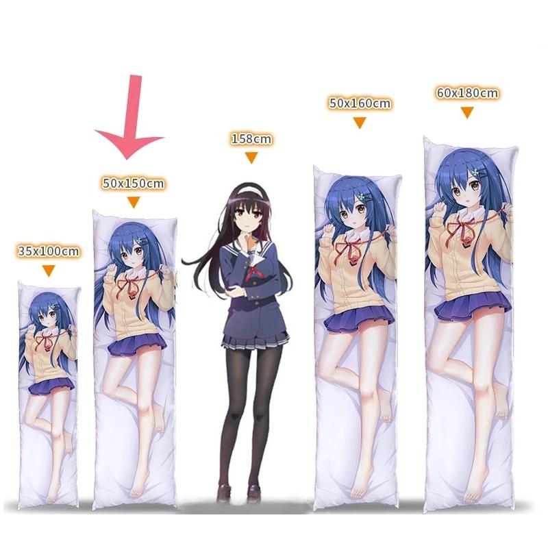 Hra Azur Lane Musashi Dakimakura Anime Povlak na polštář Ložní prádlo Dekorace Povlak na polštář Objímací tělo Cosplay Rekvizity Otaku Povlaky na polštáře