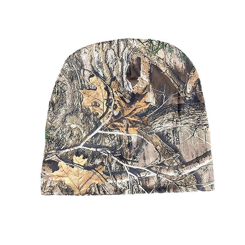 

Deciduous Full Print Fashion Street Lazy Pullover Hat American Vintage INS Autumn Y2K Hip Hop Personality Harajuku Casual Beanie One Size коричневый