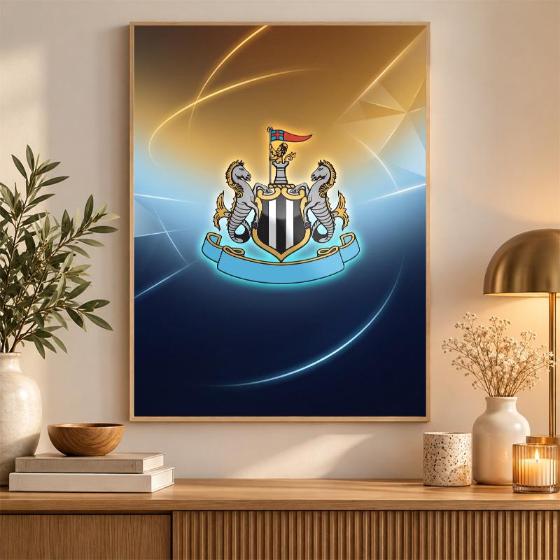Newcastle United Football Diamond Painting Kit 5D Full Drill DIY Diamond Mosaic Wall Art Home Decor