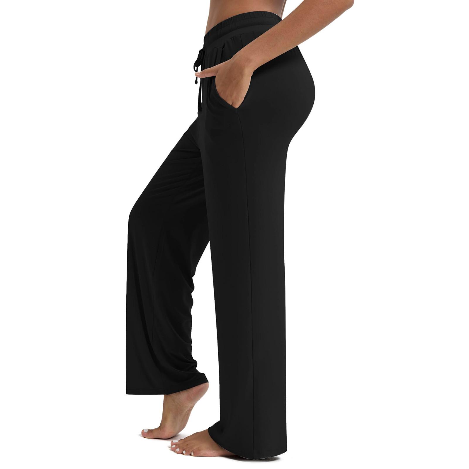 

Женские модные однотонные повседневные брюки XL чёрный