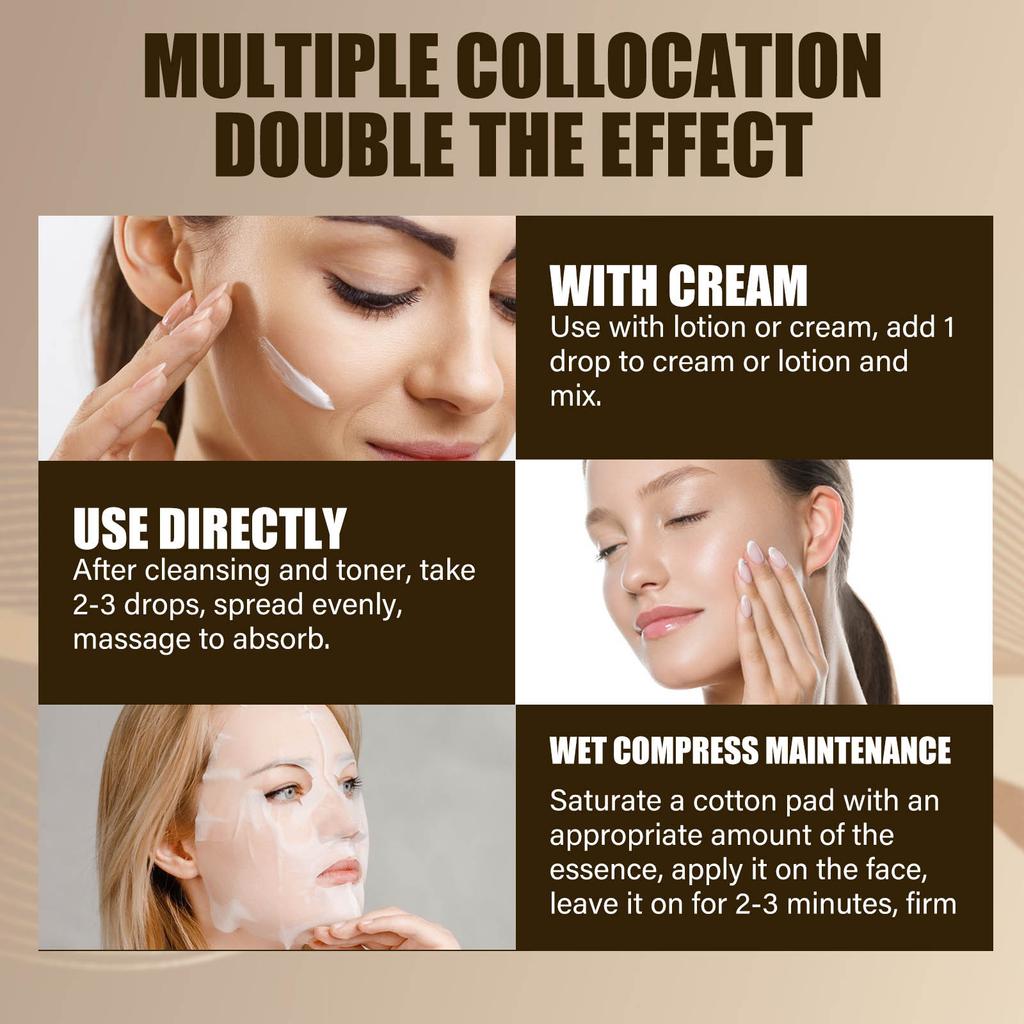 Lactobionic Acid Pore Shrink Face Serum Hyaluronic Acid Moisturizing Nourish Smooth Pores Repair Essence Firm