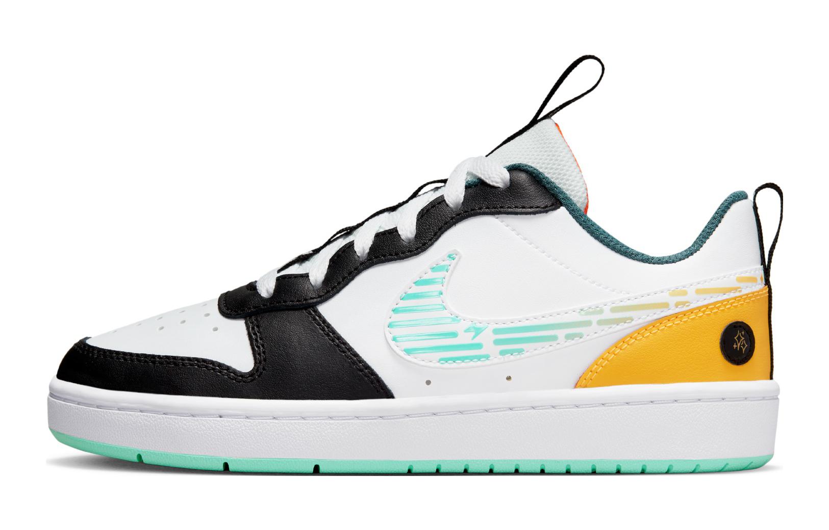 

Nike Court Borough Low 2 SE Laser Orange Barely Green GS DX5767-111 35.5