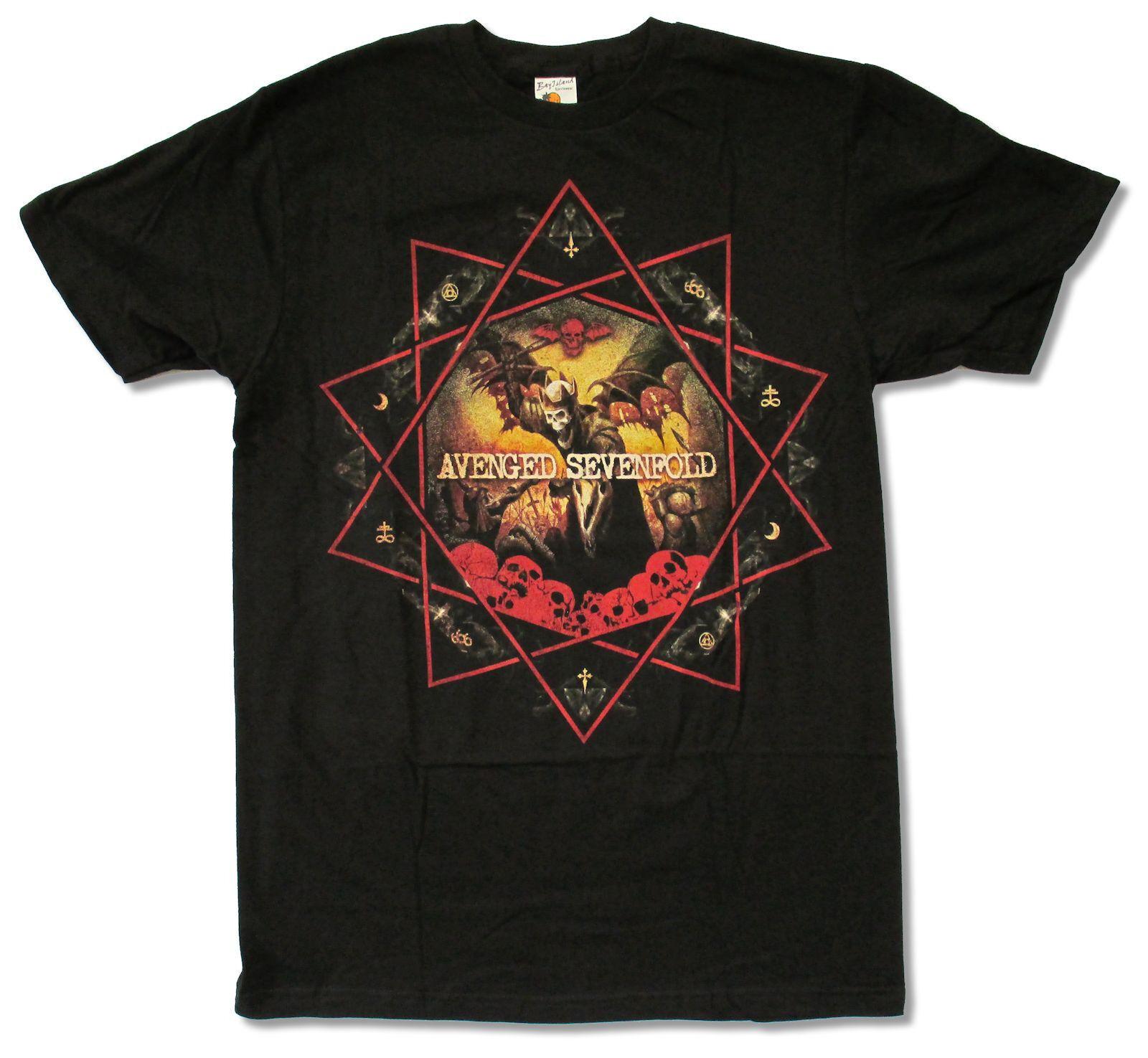 Avenged Sevenfold Decagram T-Shirt S разноцветный