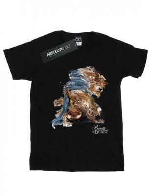 Womens/Ladies Beauty And The Beast Beast Sketch Cotton Boyfriend T-Shirt