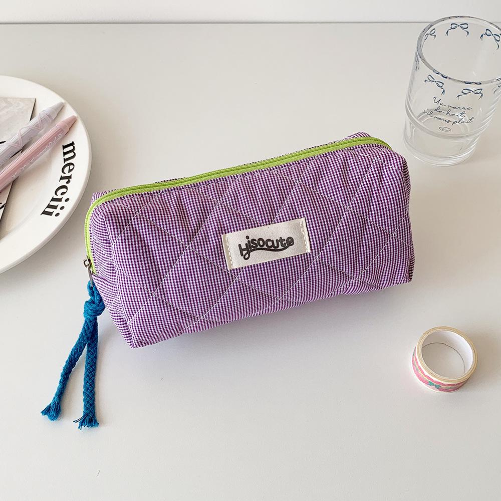 Portable Large-Capacity Makeup & Stationery Bag for Girls