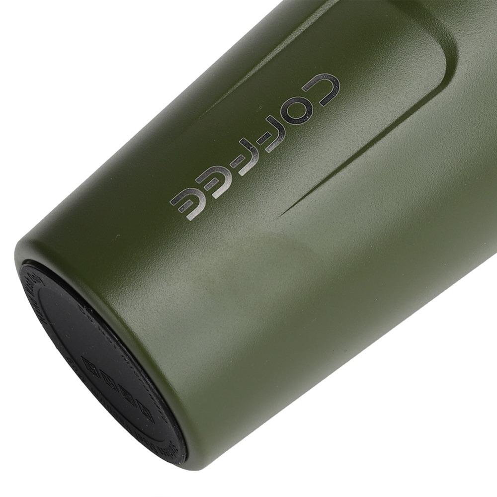 Double Layer Coffee Cup Leakproof Lid Travel Mug Portable Insulated Mug Cold Drinks