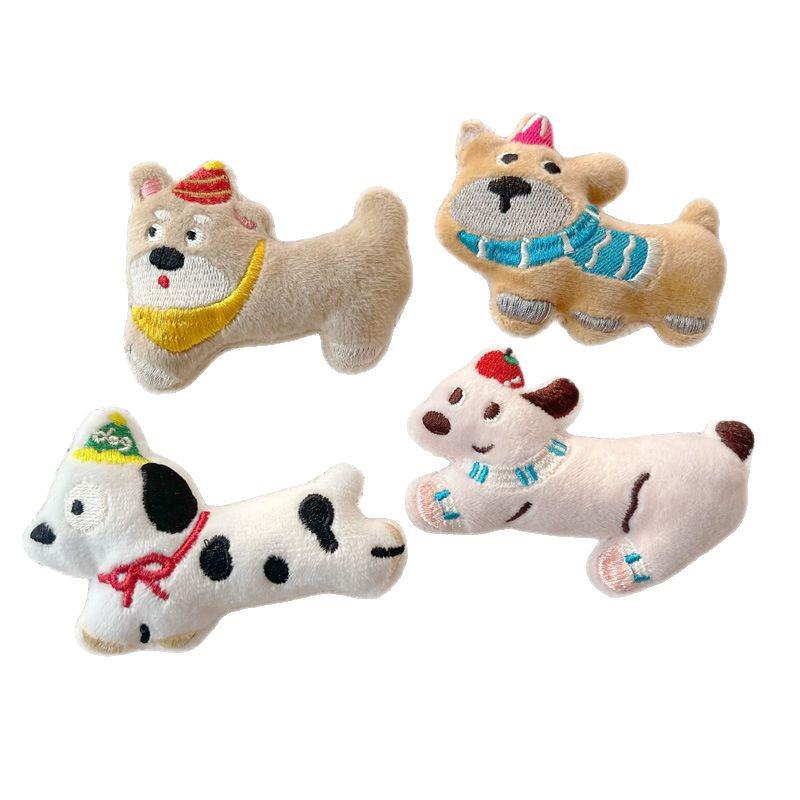 Creative Dachshund Dog Brooch: Cultural Plush Doll & Clothing Accessory