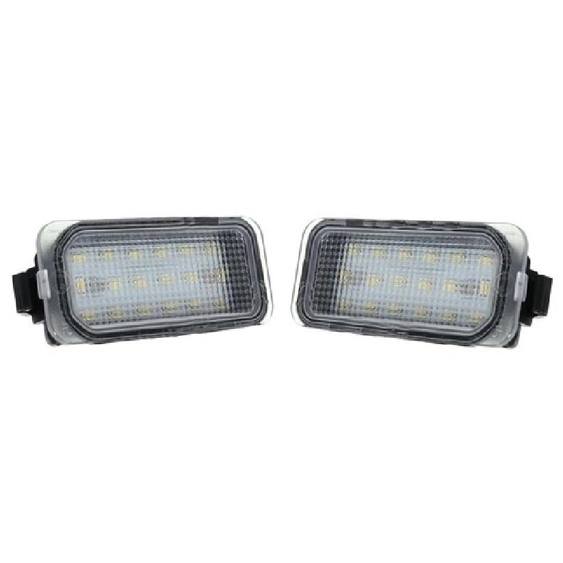 Ford Fiesta Rear Number Plate Lights Set LED 08-17 Tail License Lamp
